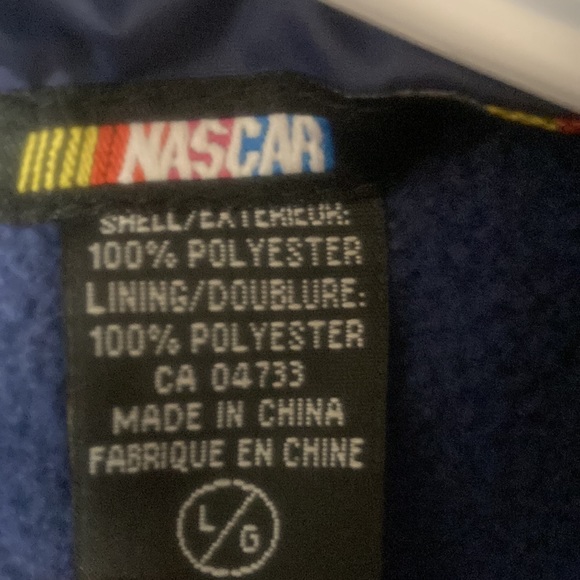NASCAR  vintage navy  jacket - Picture 5 of 5